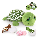 Morismos - Animal De Peluche De Tortuga Marina De 14 Pulgad