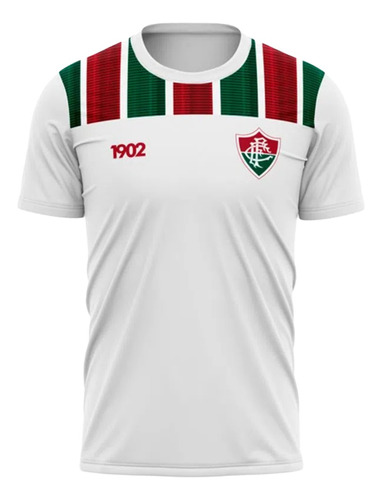 Camisa Fluminense Plus Size Masculina Oficial Camiseta Branc