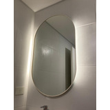 Espejo Ovalado Con Luz Led Reflejar