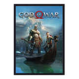 Cuadro Enmarcado - Póster Videojuego God Of War 