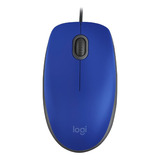 Mouse Logitech M110 Silent Usb 1000dpi 3 Botones Azul