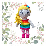 Bebe Arcoíris Amigurumi Tejido A Crochet