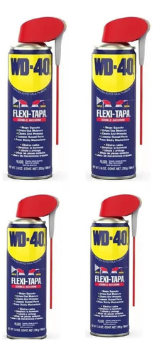 Wd-40® -lubricante Multiuso En Aerosol Flexitapa - 220g X 4