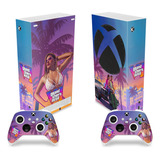 Skin Para Xbox Series S Adesivo Vertical - Modelo 184