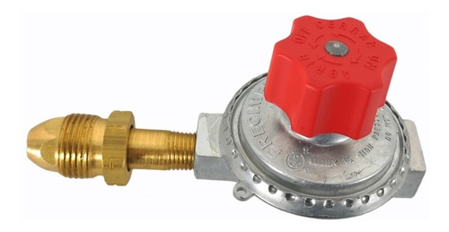 Regulador De Gas Alta Presion Ajustable 0 A 20 Psi Modelo 7003 Con Punta Pool Y Tuerca Izquierda Precimex