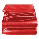 Lona Multiuso 5x5 300 Micras  Barraca Tenda | Vermelha