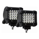 2 Faros Auxiliares 6 Led Moto Cuatriciclo 100% Aluminio Bite