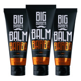 Balm Para Barba Big Barber 120ml Repara Danos Atacado 3 Unid