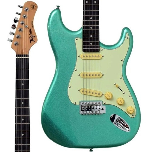 Guitarra Tagima Woodstock Tg-500 Msg Surf Green Verde Tg500