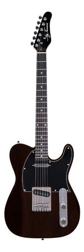 Guitarra Eléctrica Jay Turser Lt Series Jt-lt Telecaster De Aliso Rosewood Brillante Con Diapasón De Palo De Rosa