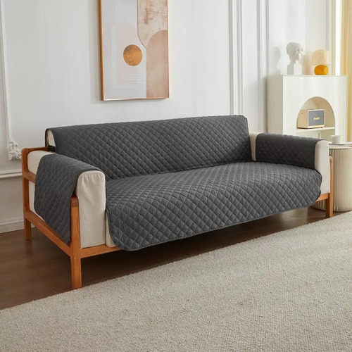 Funda Protectora De Sofá Cubre Sillón Impermeable 4 Cuerpos