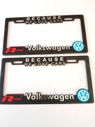 Par Portaplacas Genérico Volkswagen R-line 