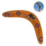 Boomerang Madera  Flying Throw Antiestrés Para Niños 