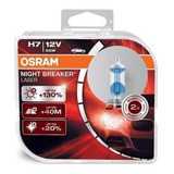Bombillos X2 Osram H7 Night Breaker Laser 12v/55w +130% Luz