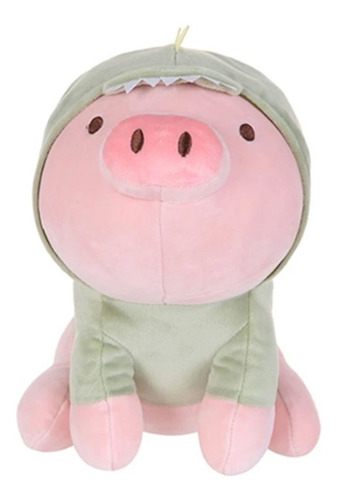 Cerdito Peluche Puerquito Kawaii Disfrazado Dino Conejo Conejosaurio Puercosaurio