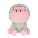 Cerdito Peluche Puerquito Kawaii Disfrazado Dino Conejo Conejosaurio Puercosaurio