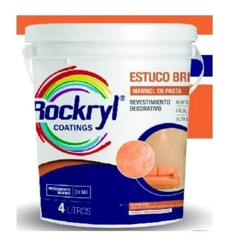 Rockryl® Estuco Marmol Sobre Azulejo Ceramica Sin Romper