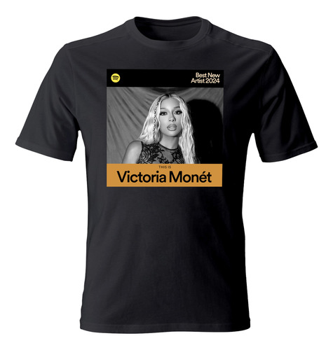 Playera Victoria Monet, Camiseta R&b Silky