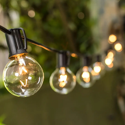 Guirnalda De Luces Exterior, 15m 25+2 Focos Vintage Serie De Luz Impermeables, Luces Decorativas Para Iluminación De Jardin | MercadoLibre