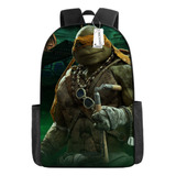 Mochila De Dibujos Animados De La Tortuga Ninja Amazon Con P