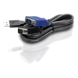 Cable Kvm Usb / Vga De 3,10 Mts (10 Pies) Trendnet Tk-cu10