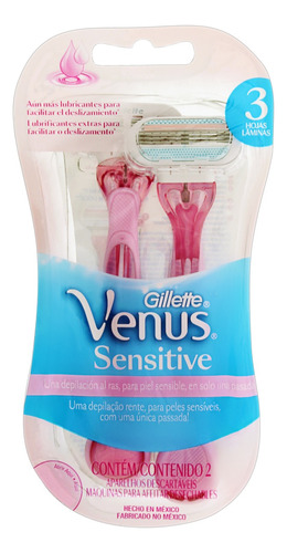 Aparelho De Depilar Gillette Venus Sensitive - 2 Unidades