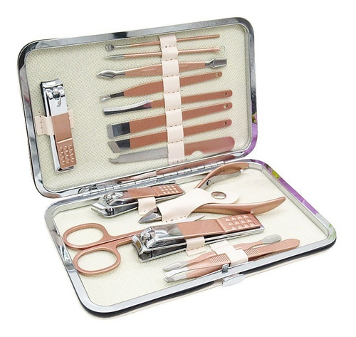 Set De Manicura Pedicura Pies Manos Acero Inoxidable Piezas