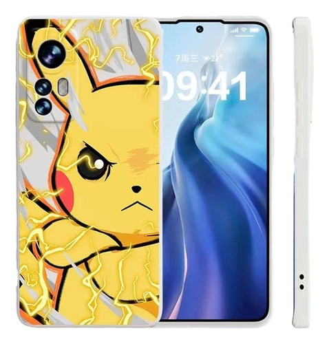 Funda De Silicona Líquida Pokémon Para iPhone 15 14 Pro Max