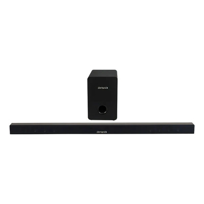 Barra Sonido Aiwa AWSBH1W-W Bluetooth Woofer Inalambrico 2.1ch 100w Color Negro | Meses sin interés
