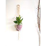 Macramê Hanger - Suporte Para Vasos De Plantas.