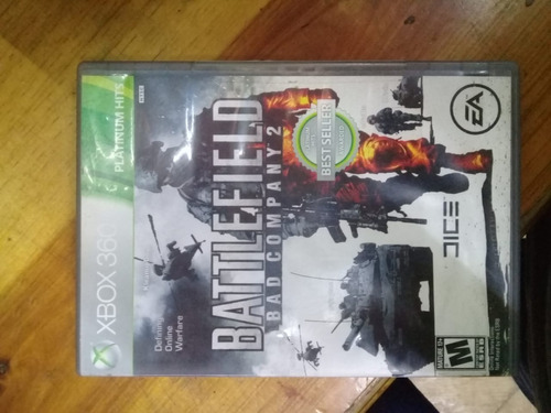  Battlefield Bad Company 2 Juego Xbox 360 Disco