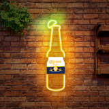 Painel Luminoso Neon Led Garrafa Beer Cerveja Luminária Bar