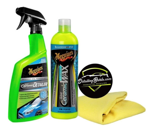 Kit Protección Cerámica Meguiars Ceramic Wax -detailer Quick