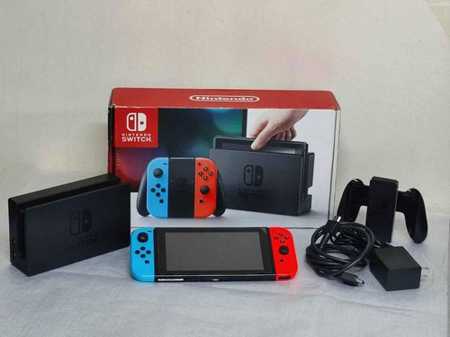 Nintendo Switch Destravado, Seminovo, Cartao 256 Gb,  Garantia