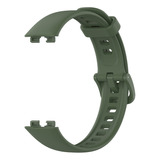 Pulseira De Silicone Reposição Para Huawei Band 8 Cor Verde