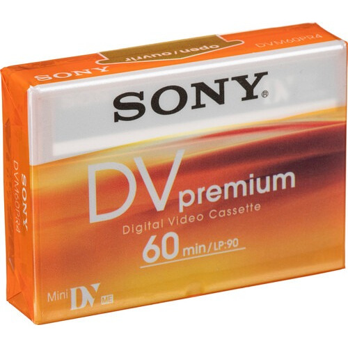 Fita De Vídeo Cassete Mini Dv Premium Dvm60pr4