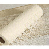 Jiangyy 1pc Vintage Lace Roll Ivory 12inch X 24yards Wedding