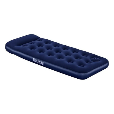Colchón Inflable Individual Jr.twin Bomba Integrada Bestway Color Azul | Meses sin interés