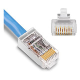 Conectores Igreely Blindados Cat6 Rj45 Paquete De 50 Unidad