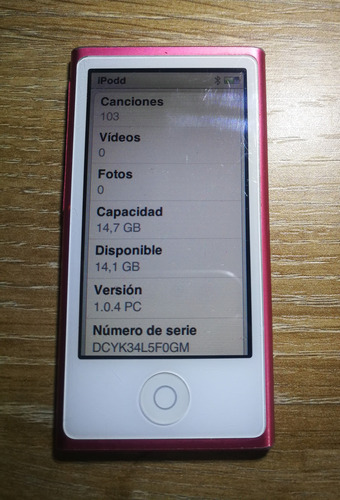 Apple iPod Nano 7th Generación  16 Gb