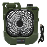 Ventilador De Camping Recargable Portátil Supersilencioso De