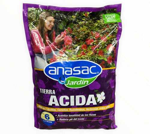 Tierra Acida 6 Litros - Anasac