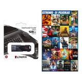 Memoria Usb 128 Gb Películas Estrenos Recientes Full Hd