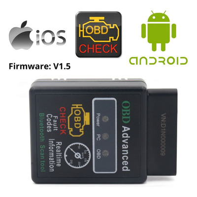 Scanner Automotivo Obd Obd2 Ios Android Elm327 V1.5 Advanced