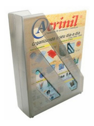 Porta Revista Revisteiro Cristal 6400 Acrinil