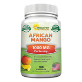 African Mango 100% 180caps Metabolismo Detox Perdida De Peso