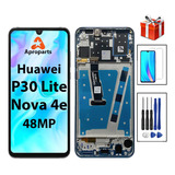  Lcd Compatible Con Huawei P30 Lite / Nova 4e 48mp Con Marco