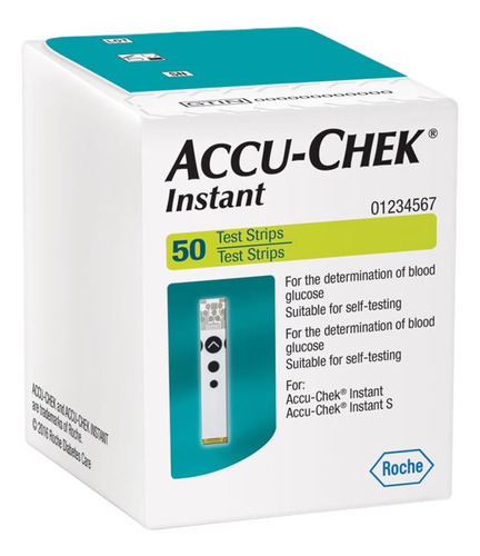 50 Tiras Reactivas Accu Chek Instant // Cintas