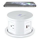 Enchufe Inteligente Marca Vilong 4 Tomas/1 Usb/blanco