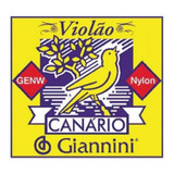 Encordoamento Giannini Canário Para Violão Nylon Genw